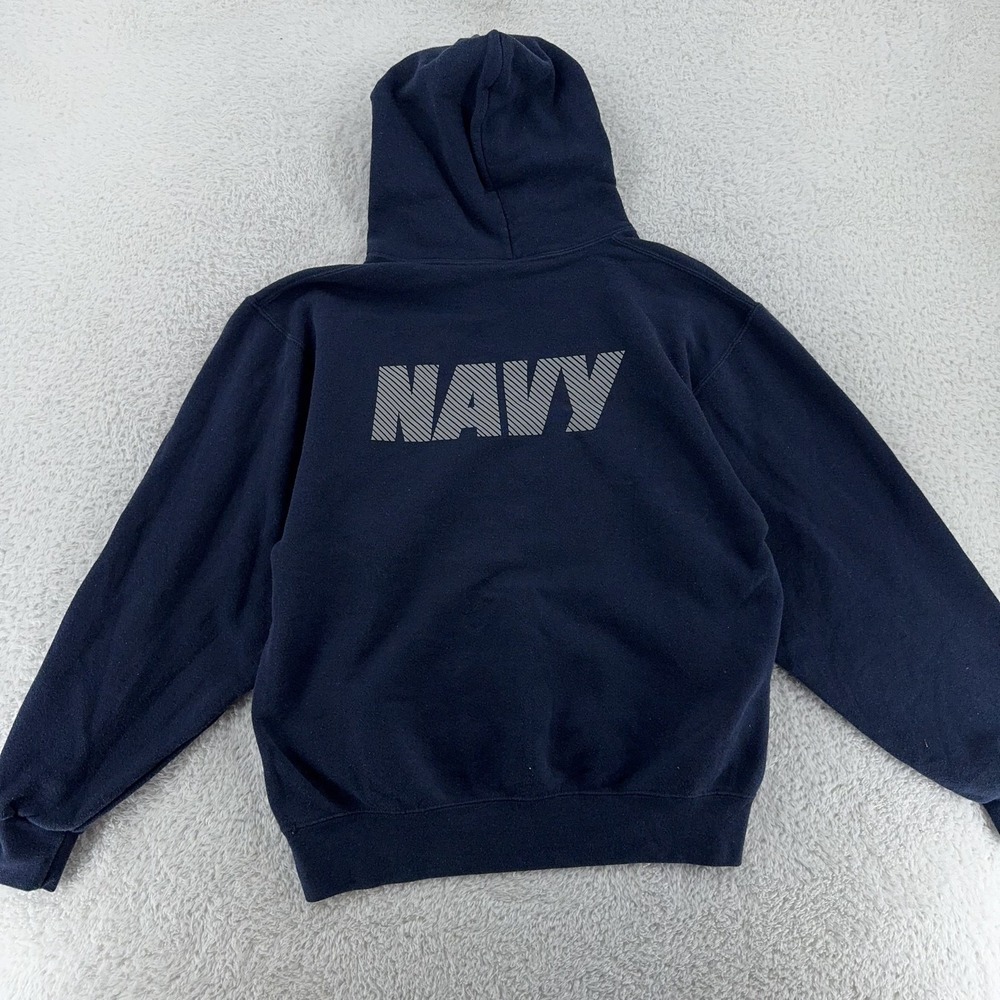 U.S. Navy‎ Hoodie Sweatshirt Mens Small Military Pullover USA Cotton Polyester